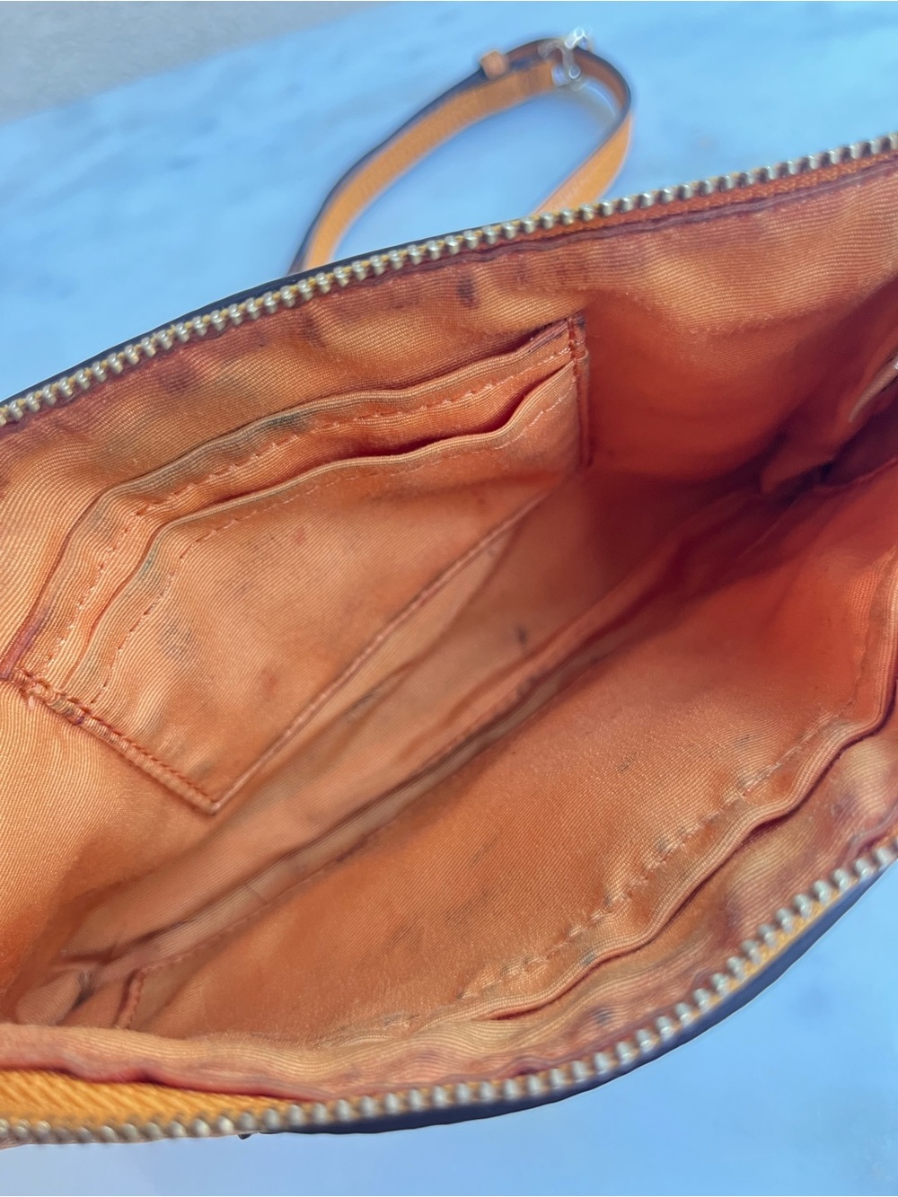 Coach small crossbody orange - Picture 5 of 7